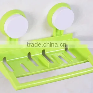 Vacuum Suction Cup Kitchen and Bathroom Plastic Multifunction Shelf/holder/soap Frame/towel Rack thumbnail-4