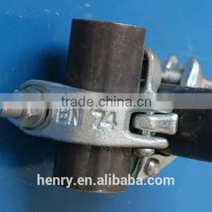 British Style 90 Degree Drop Forged Double Scaffolding Coupler thumbnail-1