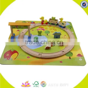 Wholesale Baby Wooden Toy Train New Design Kids Wooden Toy Train Interesting Children Wooden Toy Train W04C012 thumbnail-1