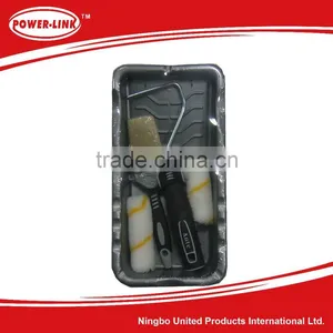 5pcs Roller Set,plastic Tray+2*10CM Acrylic Roller Cover+4"roller Handle +50MM Brush thumbnail-1
