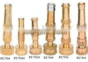 Brass Garden Blast Nozzle of 3 Inch ,3.5 Inch or 4 Inch Adjustable Spray Straight Water Jet to Hollow Spray thumbnail-1