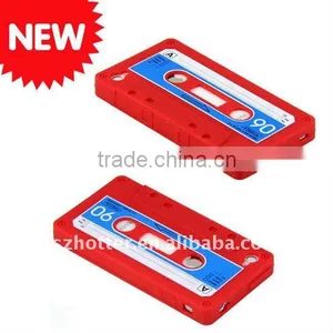 Classic Cassette Tape Silicone Cover Skin Case for Iphone thumbnail-1