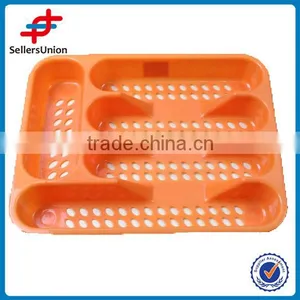 LARGE PLASTIC CUTLERY TRAY, KITCHEN FLAT CUTLERY TRAY thumbnail-1
