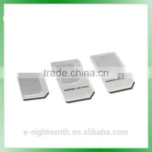 Free Sample Nano SIM Adapter to Micro and Standard Sim Card Adapter Mobile Pin thumbnail-1