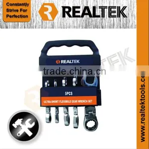 5Pcs Ultra-short Flexible Gear Wrench thumbnail-1