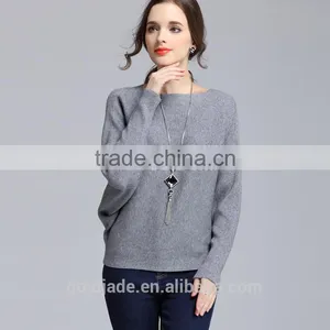 2017 Winter Women Knitted Wool Sweater Design For Girl Winter Pullover Sweater thumbnail-1