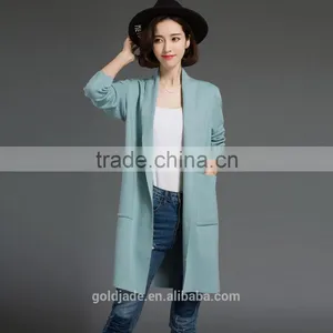 Wholesale Fashion Cardigan 2016 Women Jacquard Knitted Sweater Long Cardigan Women thumbnail-3
