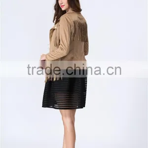 2015 Casual Beautiful Lady Sued Blazer 155810 thumbnail-3