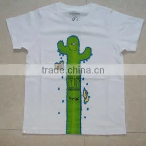 Mens100%cotton Short Sleeve Printed T-shirt thumbnail-1
