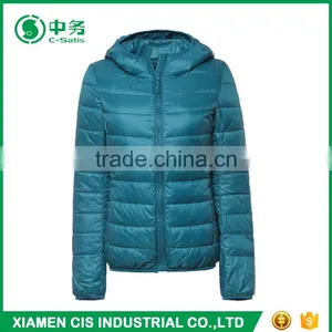 New Style Winter Ultra Light Slim Fit Women Goose Down Filled Jacket thumbnail-6