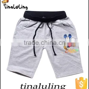 Tinaluling Wholesale Factory Shorts Boys Black Mickey Pants thumbnail-2