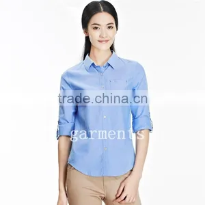 Double Collar Dress Shirts for Women thumbnail-5