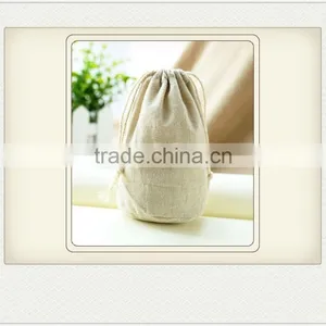 Wholesale Jute Cotton Small Drawstring Bags thumbnail-6
