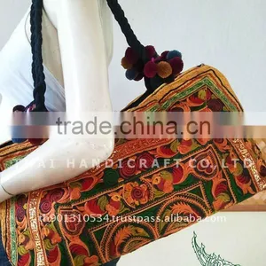 Thai Embroidered HMONG Hill Tribe Tote Hand Bag thumbnail-1