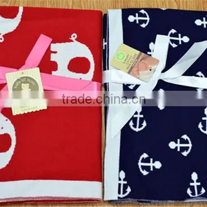 Floral Warm Fashion Wool Baby Blanket Wholesale thumbnail-3
