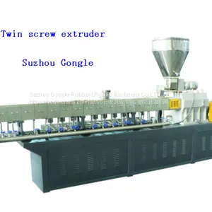 20180821 Glass Fiber GF Reinforced Compound Granule Extruder Machine For PP,ABS,AS,PBT,PET,PA,PC,PPS,PPO thumbnail-1