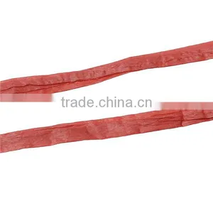 Raffia Paper Jewelry Ribbon Cord Red 0.2mm, 4.0mm-8.0mm, 2 Rolls (Approx 20 M/Roll) thumbnail-3