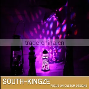 LED Lightable Iron Metal Lighting Tower Desktop Decoration thumbnail-3