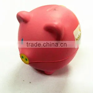 Factory Custom Logo PU Ball Pig Shape Foam Stress Ball Toy thumbnail-1