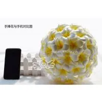 Christmas Gift, the Bride Holding Flowers, Wedding Decoration Items, Pure Bride Holding Frangipani thumbnail-2