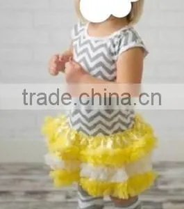 Best Selling Reliable China Supplier Soft Cotton Smocked Triple Ruffle Pants Winter Clothing Girl Halloween Ruffle Dress thumbnail-1