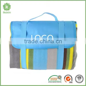 Beach Portable Yarn Dyed Waterproof Picnic Blanket thumbnail-6