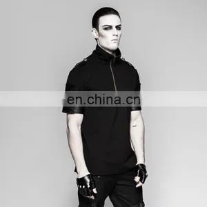 Men's Biker Leather Gloves Punk Rave S-215 thumbnail-3