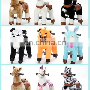 HI Hot Sale Human Power Plush Walking Horse Toy for Kids and Adults thumbnail-1