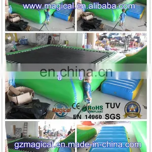 Cheap Inflatable Trampoline Jumping Inflatable Water Trampoline Inflatable Water Games thumbnail-1
