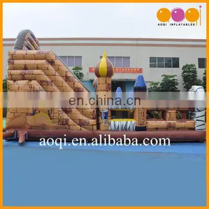 2017 China Inflatable Slide Children Outdoor Playground Big Inflatable Egypt Tour Obstacle Slide for Sale thumbnail-6