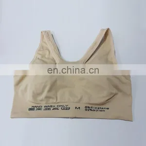 2017 Wholesale Women Sexy Seamless Yoga Wear Racerback Zipper Sports Bra thumbnail-5