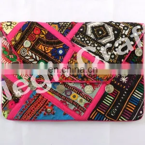 Wholesale Indian Unique Banjara Coin Clutch-Ethnic Gypsy Banjara Coin Clutch Purse- Antique Banjara Clutch Coin Purse thumbnail-3