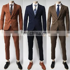 Wholesale Business Suits- Men's Suit Fashion Custom Made Mens Business Suits thumbnail-1