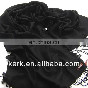 Fashion Plain Design Scarf and Shawl, Stock 40 Colors Wholesale Price,Material:Cashmere+ Viscose thumbnail-4