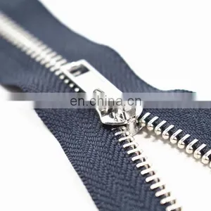 10cm-20cm 100pcs Close-End Metal Zippers With Pearl Slider, Multi-color #5 Zipper thumbnail-3