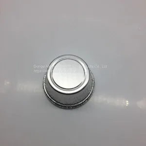 100ml Disposable Mini Aluminum Round Container With Lid thumbnail-2