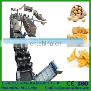Output 30- 1000 Kg/h Electric Potato Chips Making Machine Frozen French Fries Production Line thumbnail-5