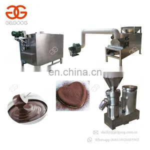 Cocoa Powder Groundnut Roasting Equipment Production Line Cocoa Bean Butter Making Machine thumbnail-1