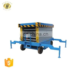 7LSJY Shandong SevenLift Mobile Scissor Hydraulic Aerial Man Lifter Ladder Platform thumbnail-1
