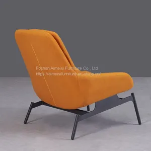 Modern Classic Outdoor Armchair Living Room Fabric Lounge Chair thumbnail-1