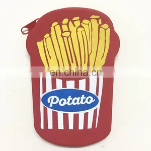 Custom Creative Silicone Wallet Cups Shape Zipper Kids Mini Change Money Bag Cheap Coin Purse thumbnail-7