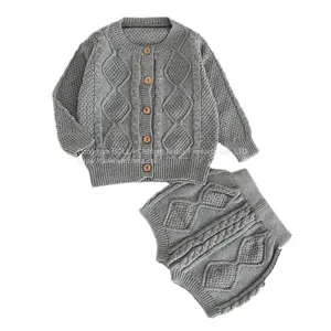 Hot Selling Knitted Ponchos Girls Winter Sweater Poncho 2020 Custom Kids Sweaters thumbnail-1