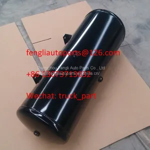 Truck Brake System 40L Black Powder Coated Tralier Steel Air Tanks thumbnail-1