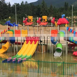 2019 Fiberglass Water Slide Factory Kids Adults Water Park Equipment Aqua Water Rides for JMQ-18169A thumbnail-3