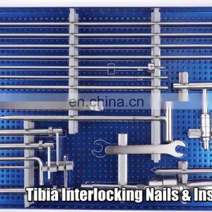 Competitive Price Tibial Intramedullary Nail Instrument Set Orthopedic Surgical Interlocking Nail Instruments thumbnail-1