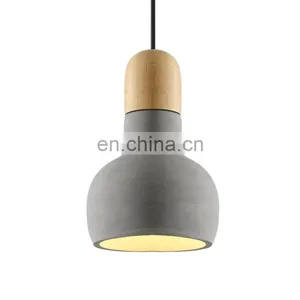 Подвесные светильники из цемента для кухни и ресторана с LED подсветкой для декорации 2020 года thumbnail-1