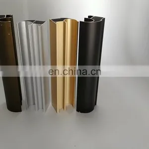 Door and Window Frame Kitchen Cabinet Extrusion Aluminum Frame Profile for Kitchen Cabinet Profile thumbnail-1