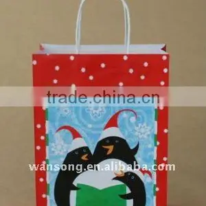 2015 New Design Christmas Paper Bag Art , Paper Bag Manufacturer thumbnail-6