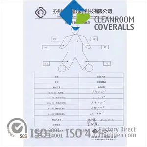 Cleanroom Apparel ESD Coveralls Bunny Suits thumbnail-4