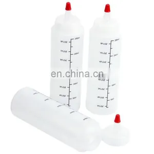 Food Grade Large Plastic Squeeze Bottles, Condiment Squeeze Bottle, Durable Plastic Squeeze Water Bottle thumbnail-4